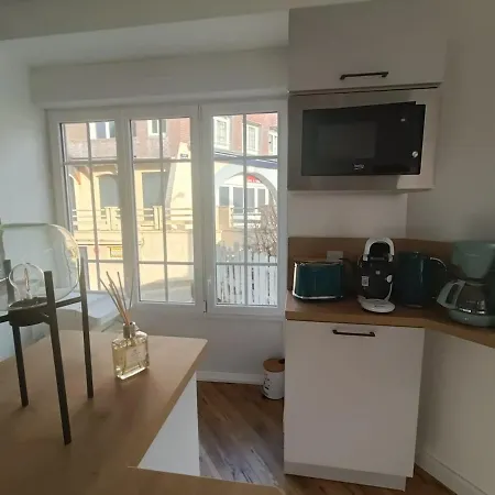 04- La Potinière- Proche - Rdc Avec Terrasse- Parking Gratuit Appartamento Ault